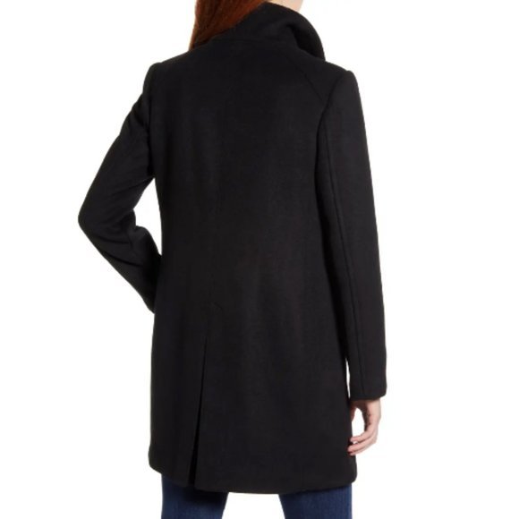 BNWT * Cole Haan Snap Wool Blend Car Coat - Picture 3 of 9